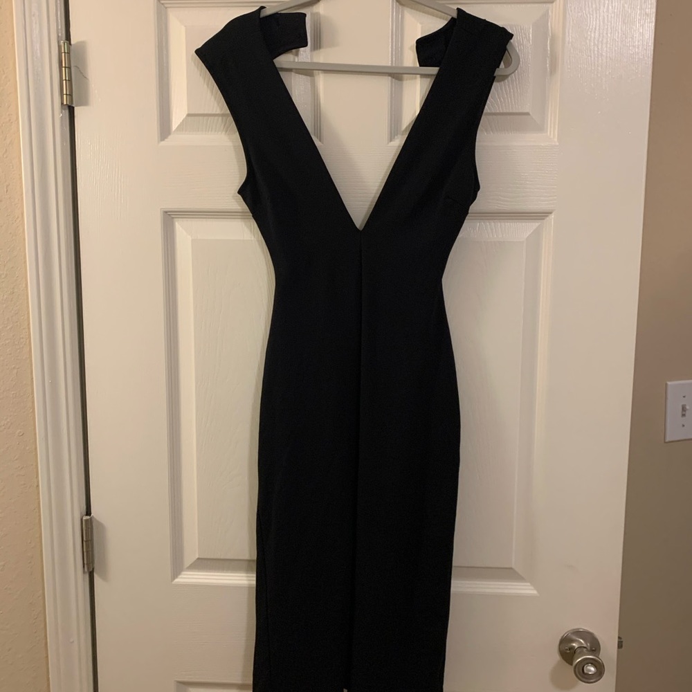 MIDI-Length little black dress